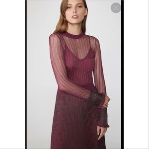 Herve Leger knit sheer dress S